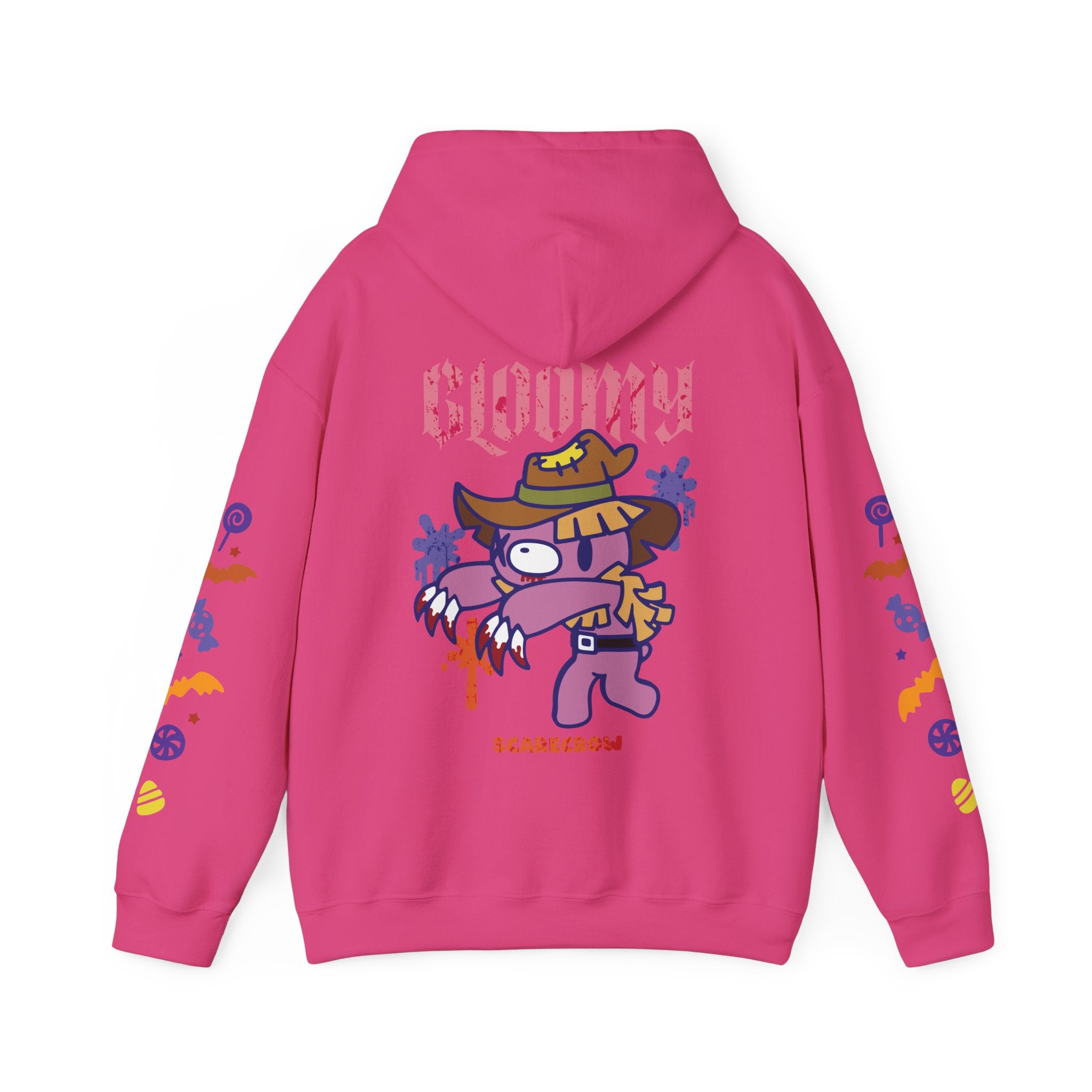 Halloween Scarecrow Gloomy Bear Hoodie